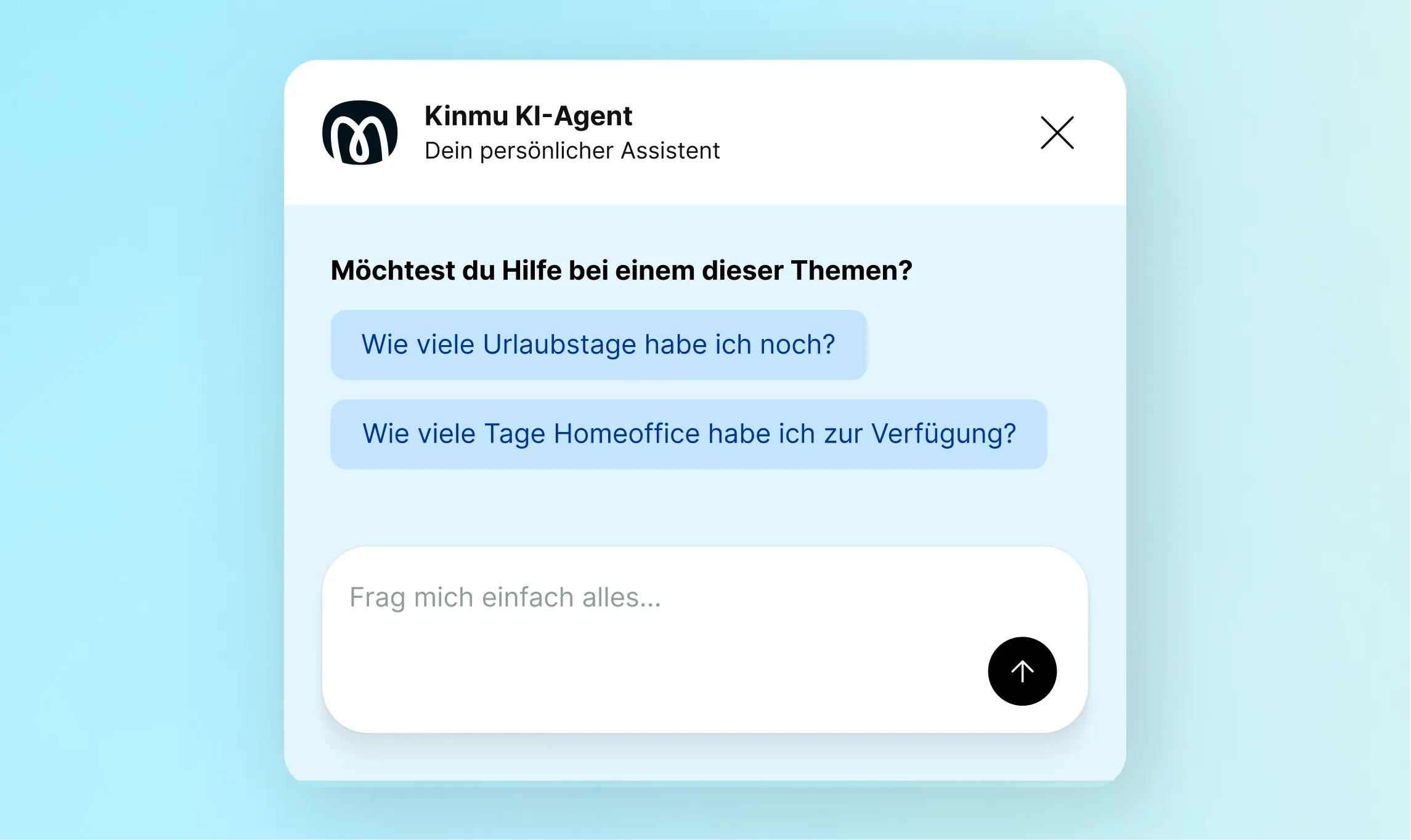 KI-Assistent für die Zeiterfassung: frag in natürlicher Sprache