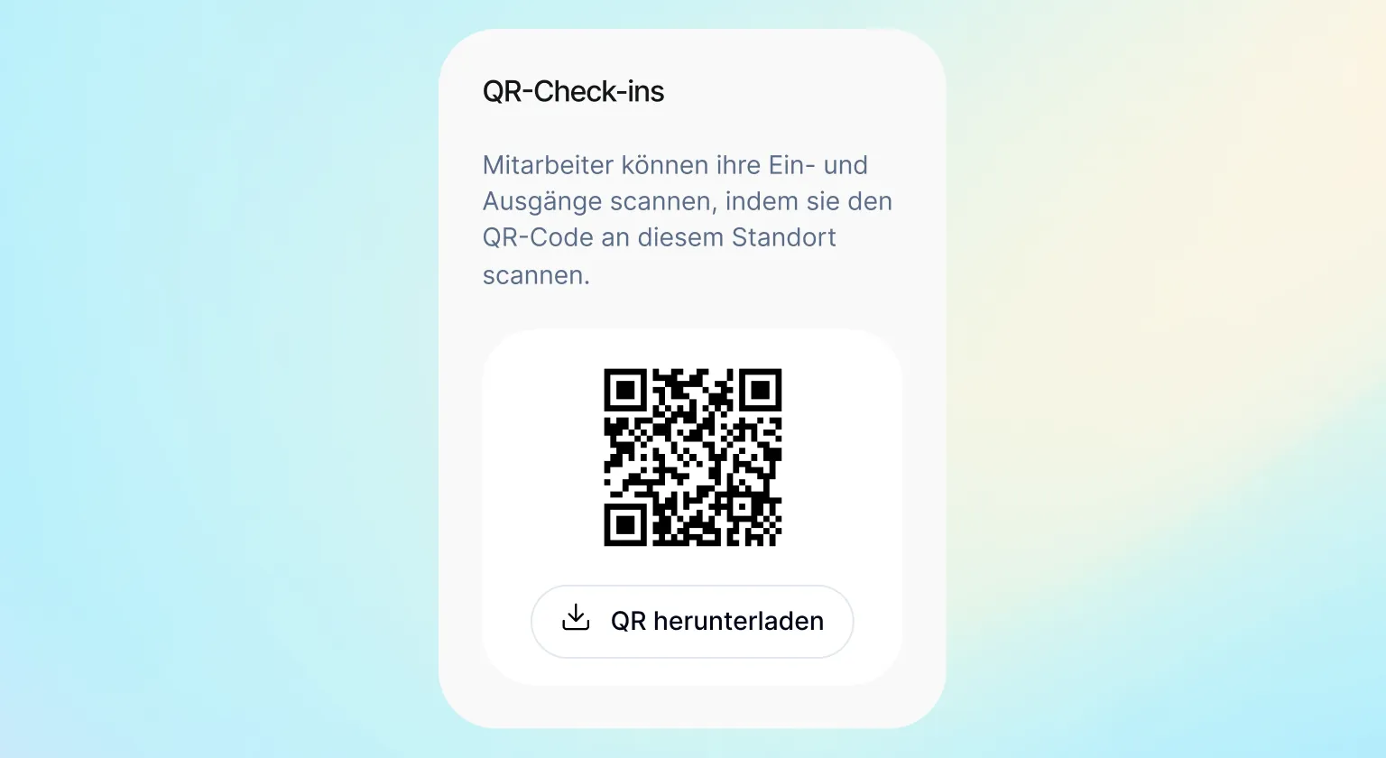 QR-Zeiterfassung für Unternehmen: Zeiterfassung ohne Hardware und Installationen