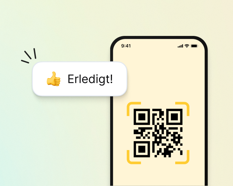 Movil con QR para registro horario