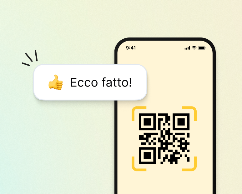 Movil con QR para registro horario