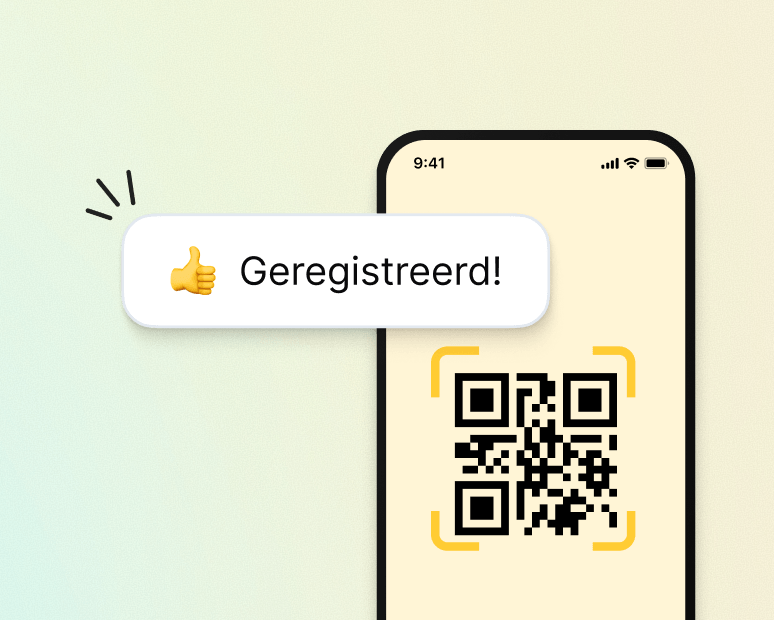 Movil con QR para registro horario