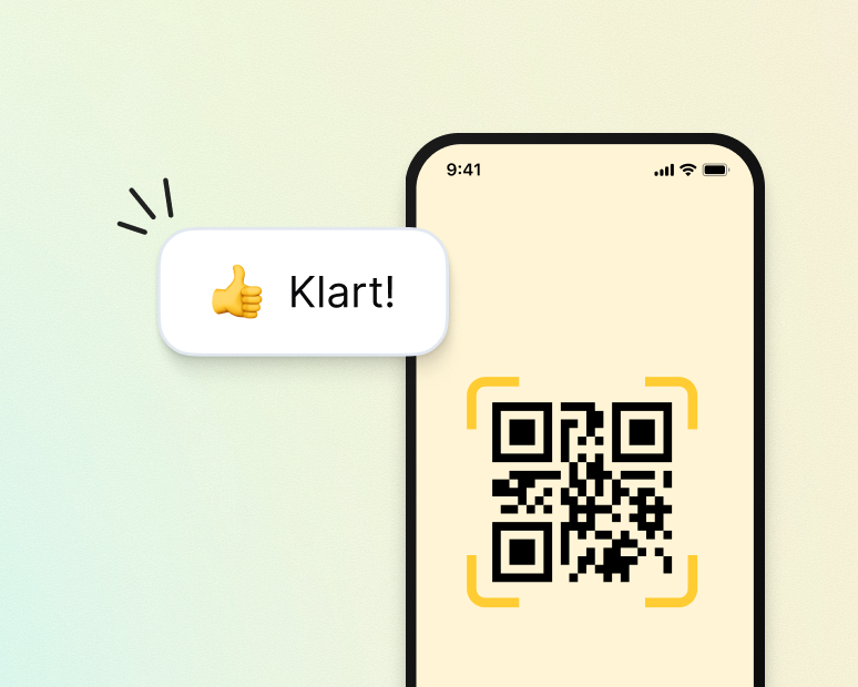 Movil con QR para registro horario