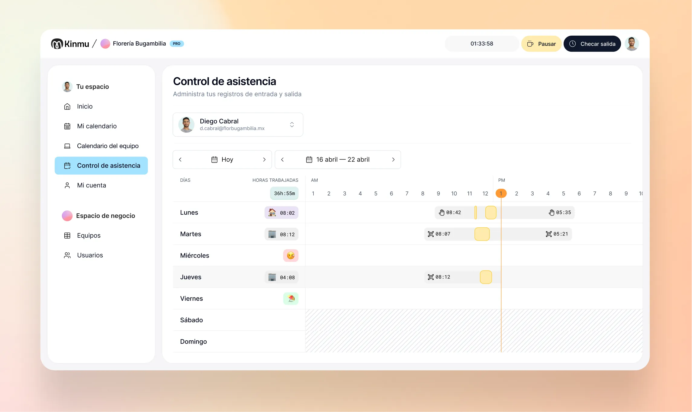 Control de horario digital para pymes y empresas: automático y confiable