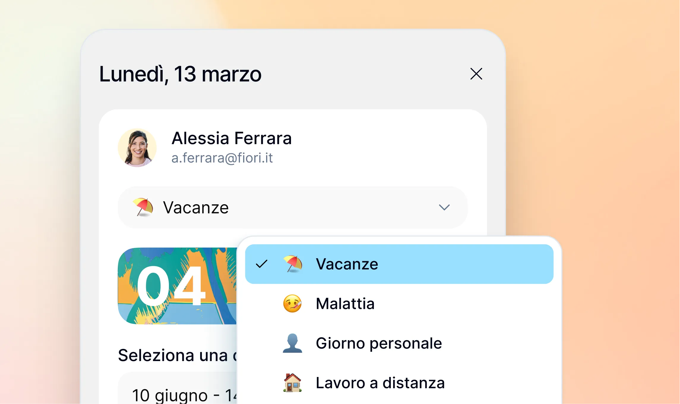 Gestione delle assenze: ferie, permessi e malattie in un unico pannello