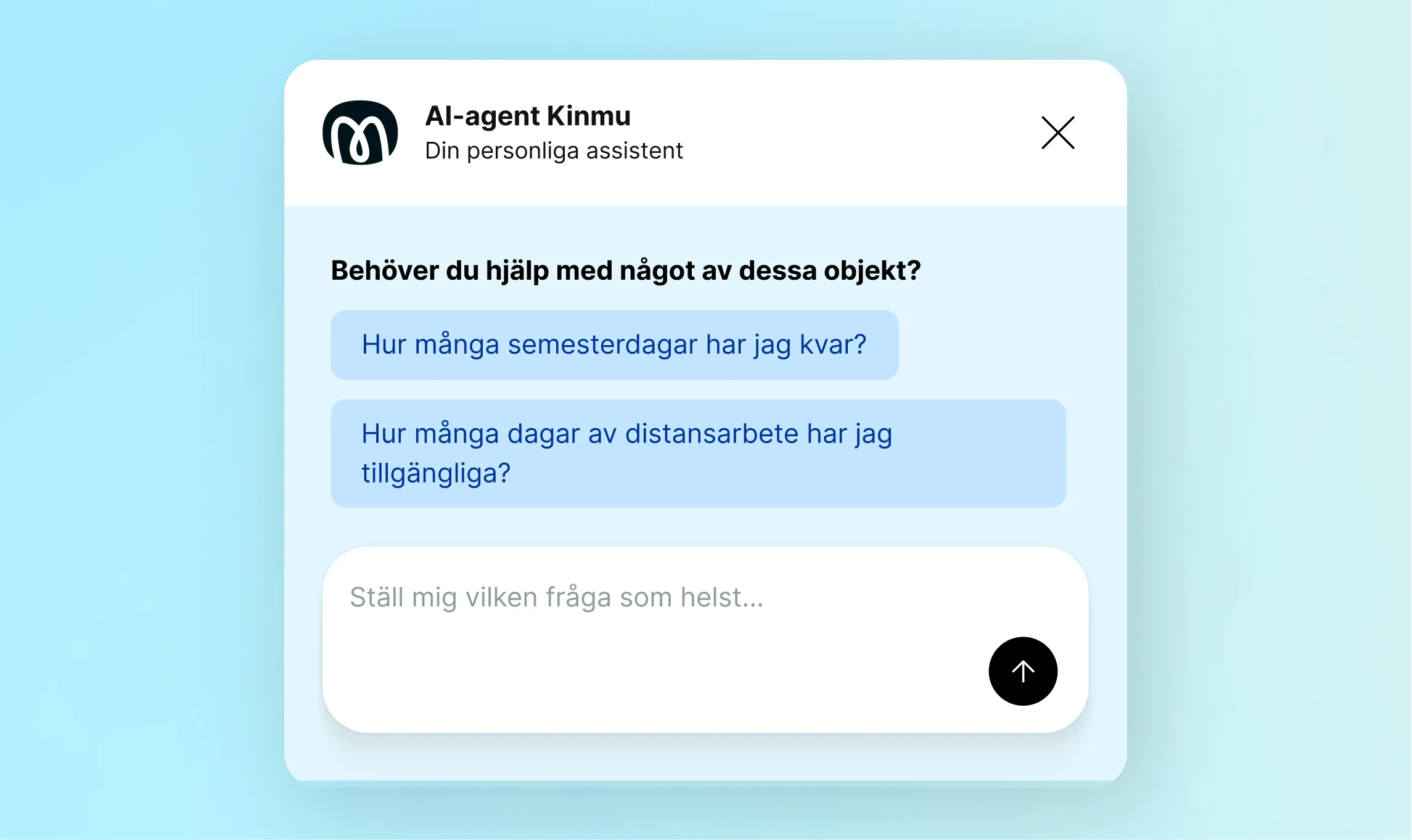 AI-assistent för tidrapportering: fråga på naturligt språk