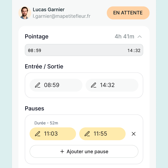 Modifiables, avec un historique complet