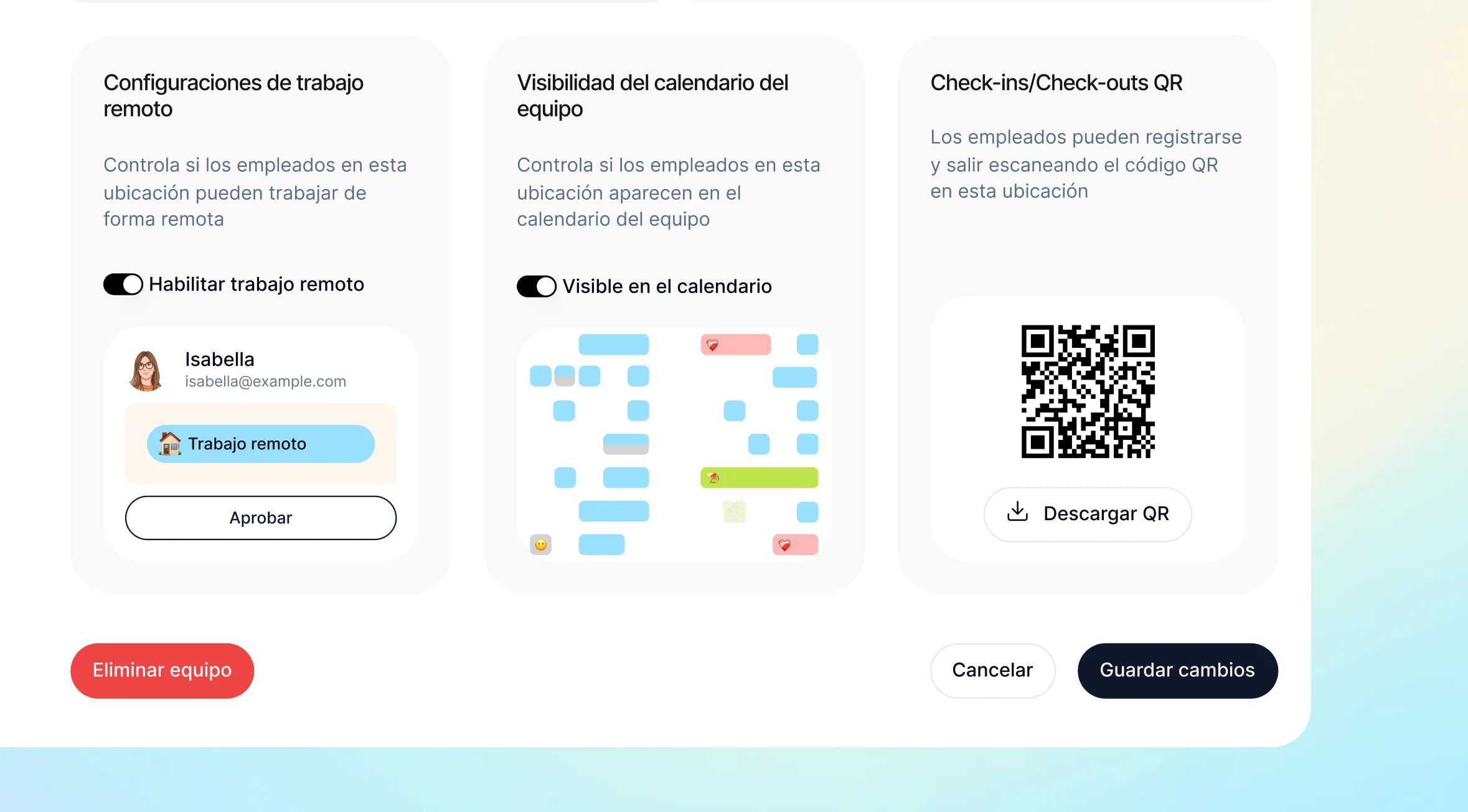 Genera un QR en Kinmu