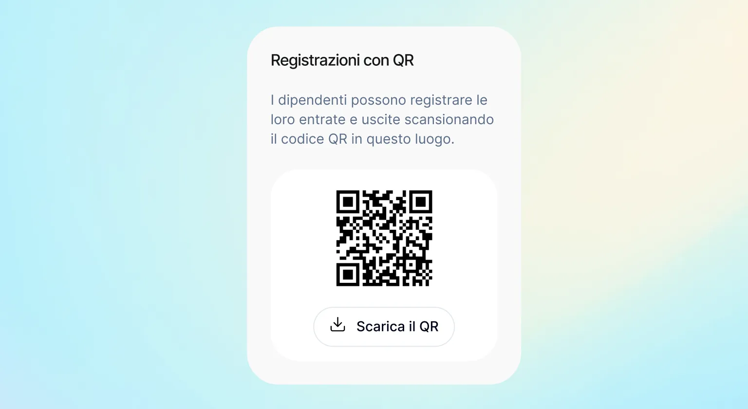 Timbratura QR per aziende: rilevazione presenze senza hardware né installazioni
