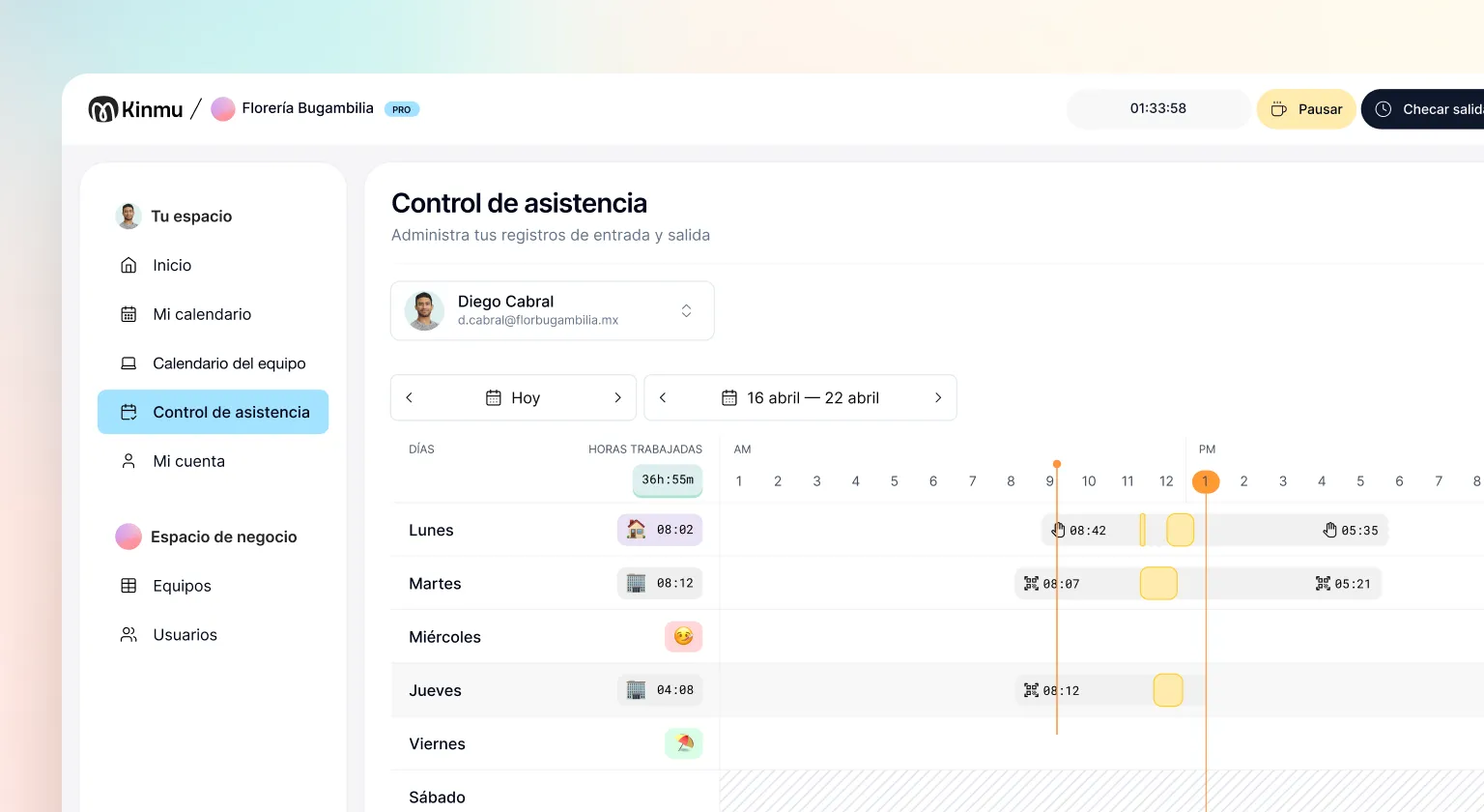 Control de horario digital para pymes y empresas: automático y confiable