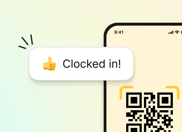 Movil con QR para registro horario