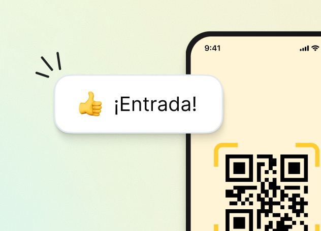 Movil con QR para registro horario