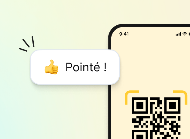 Movil con QR para registro horario