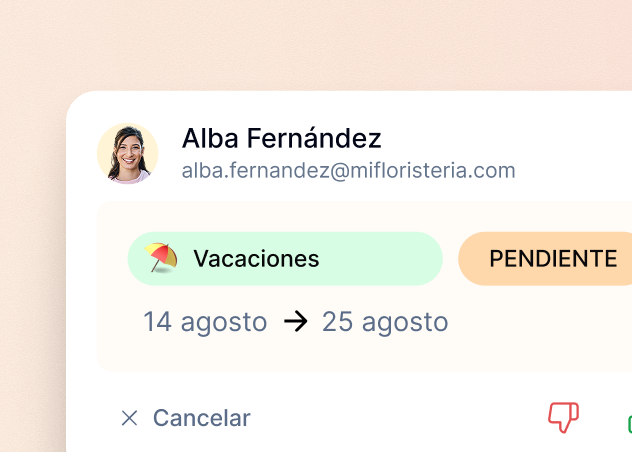Movil con QR para registro horario