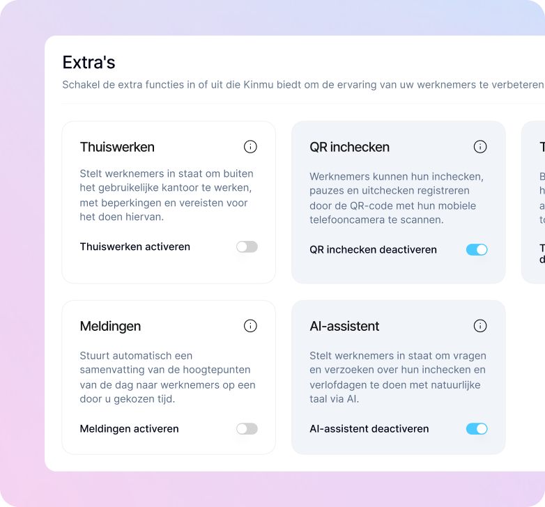 Add-ons: activeer alleen wat je nodig hebt