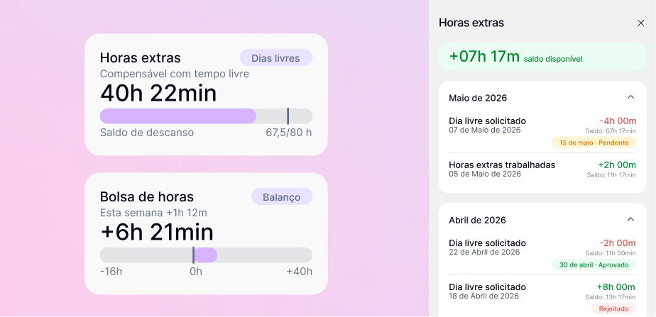 Banco de horas: gere as horas extra