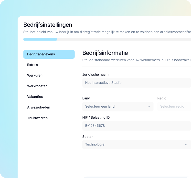 Flexibelere bedrijfsregels