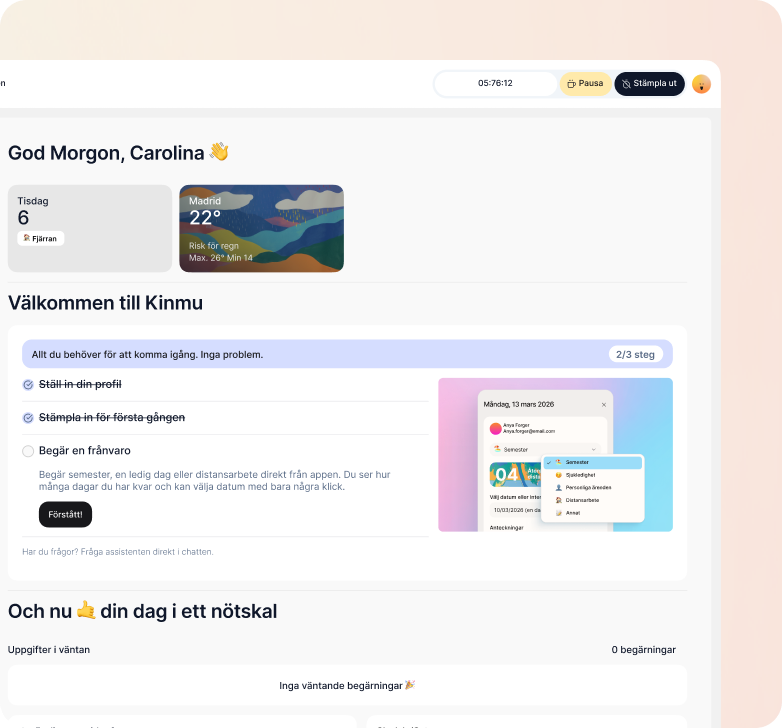 Ny onboarding för att komma igång snabbare